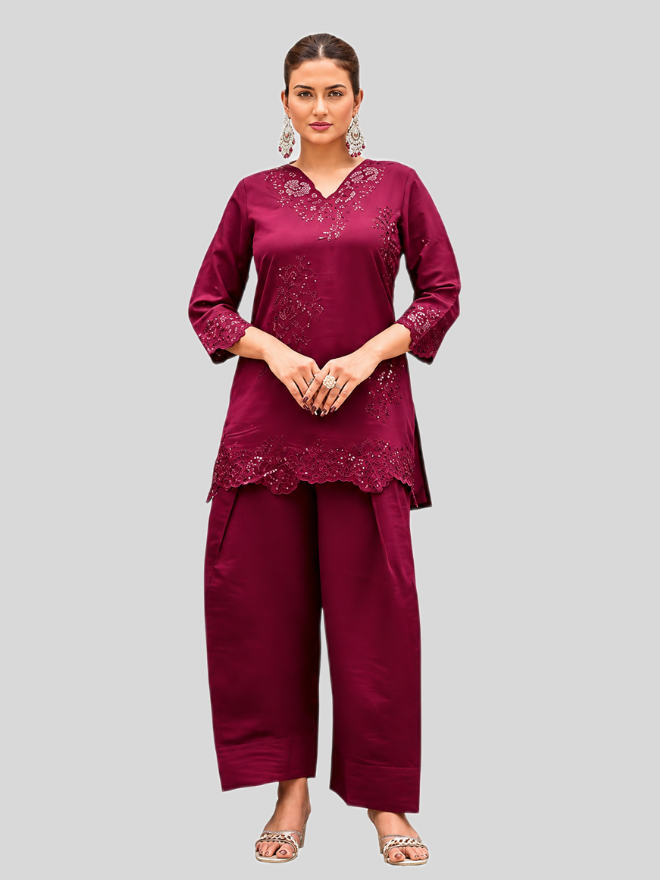 Womanista cord set for women stylish | Kurta set for women